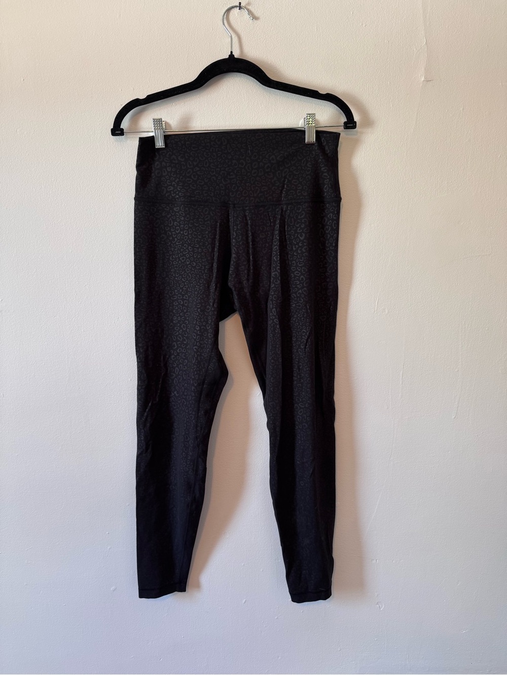 Lululemon Align High-Rise Leggings Black Leopard Print Size 10
